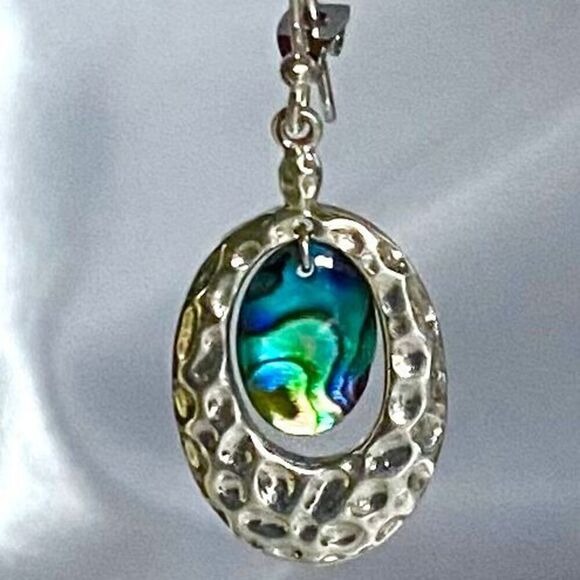 TG# #Sterling 925 Silver & Abalone Dangles - Picture 5 of 12